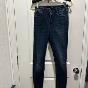 Abercrombie high rise super skinny jeans 26R